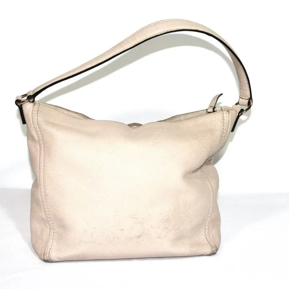 Kate Spade New York Beige Leather Shoulder Bag